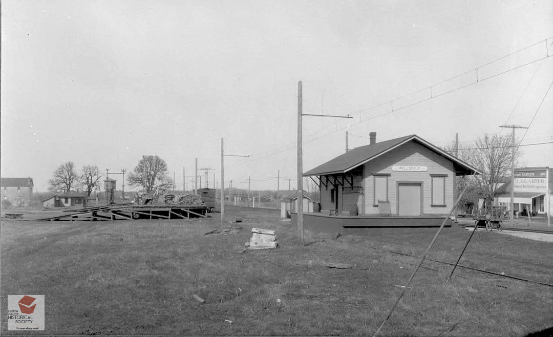 Wellsdale, Oregon, train depot