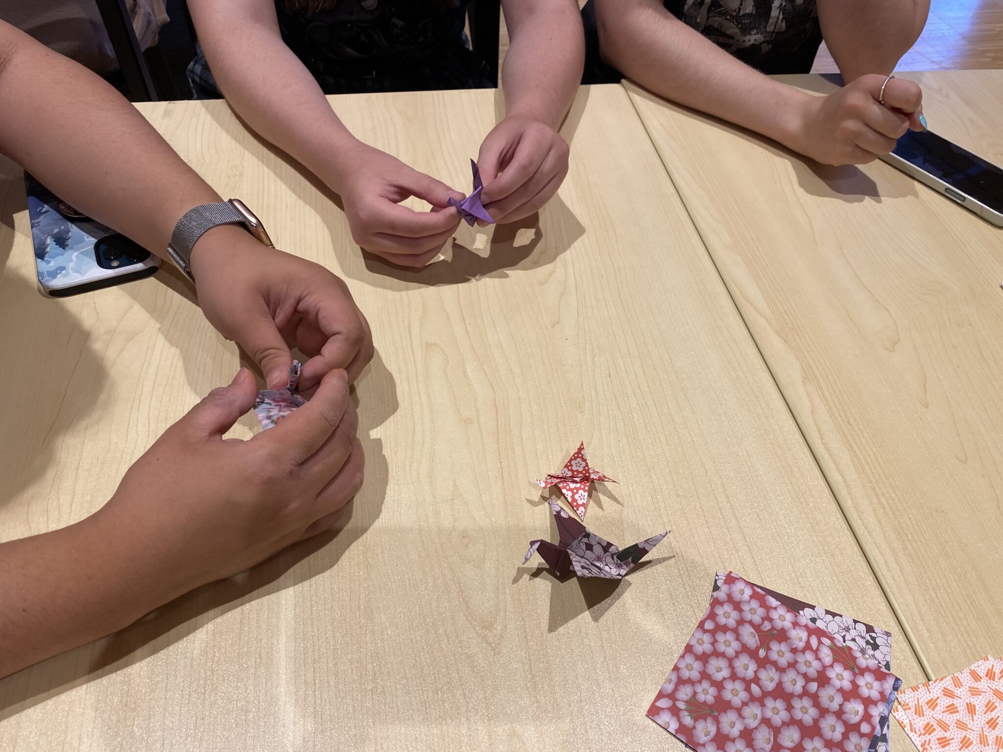 paper crane folding